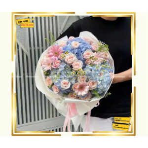 Bó hoa mix nhiều loại