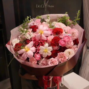 Hoa mix đỏ
